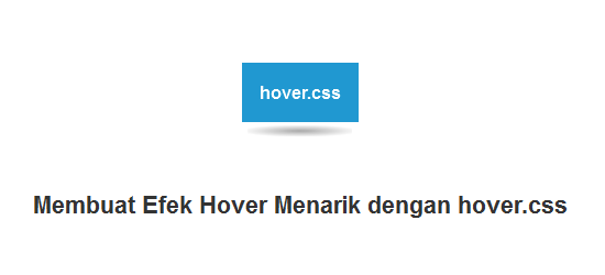 Membuat Efek Hover Menarik dengan hover.css