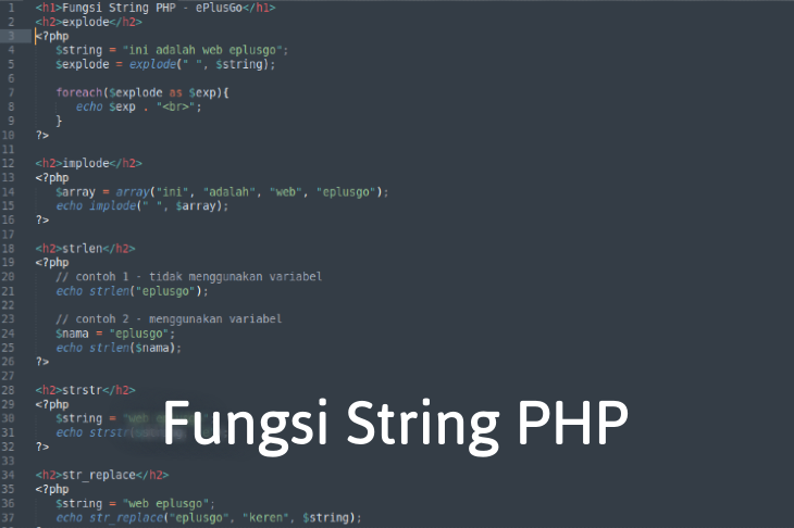 Fungsi String PHP