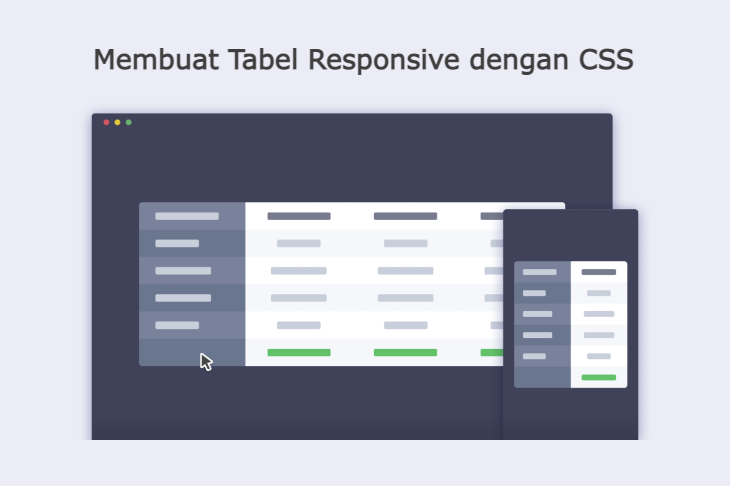 Membuat Tabel Responsive dengan CSS