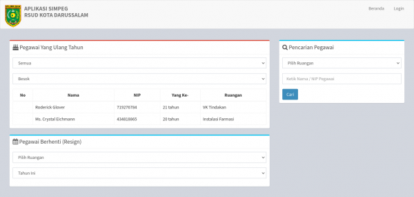 Source Code Aplikasi Kepegawaian dan Penggajian Menggunakan Laravel 7 - Image 10