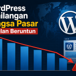 WordPress Kehilangan Pangsa Pasar 6 Bulan Beruntun, Kok Bisa ?